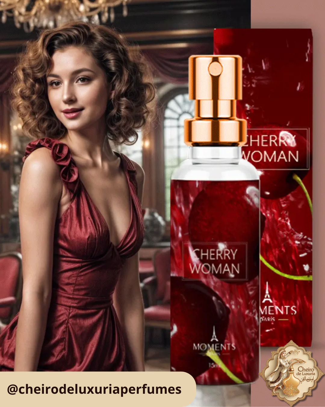 Cherry Woman – Perfume Feminino Inspirado no Lost Cherry de Tom Ford