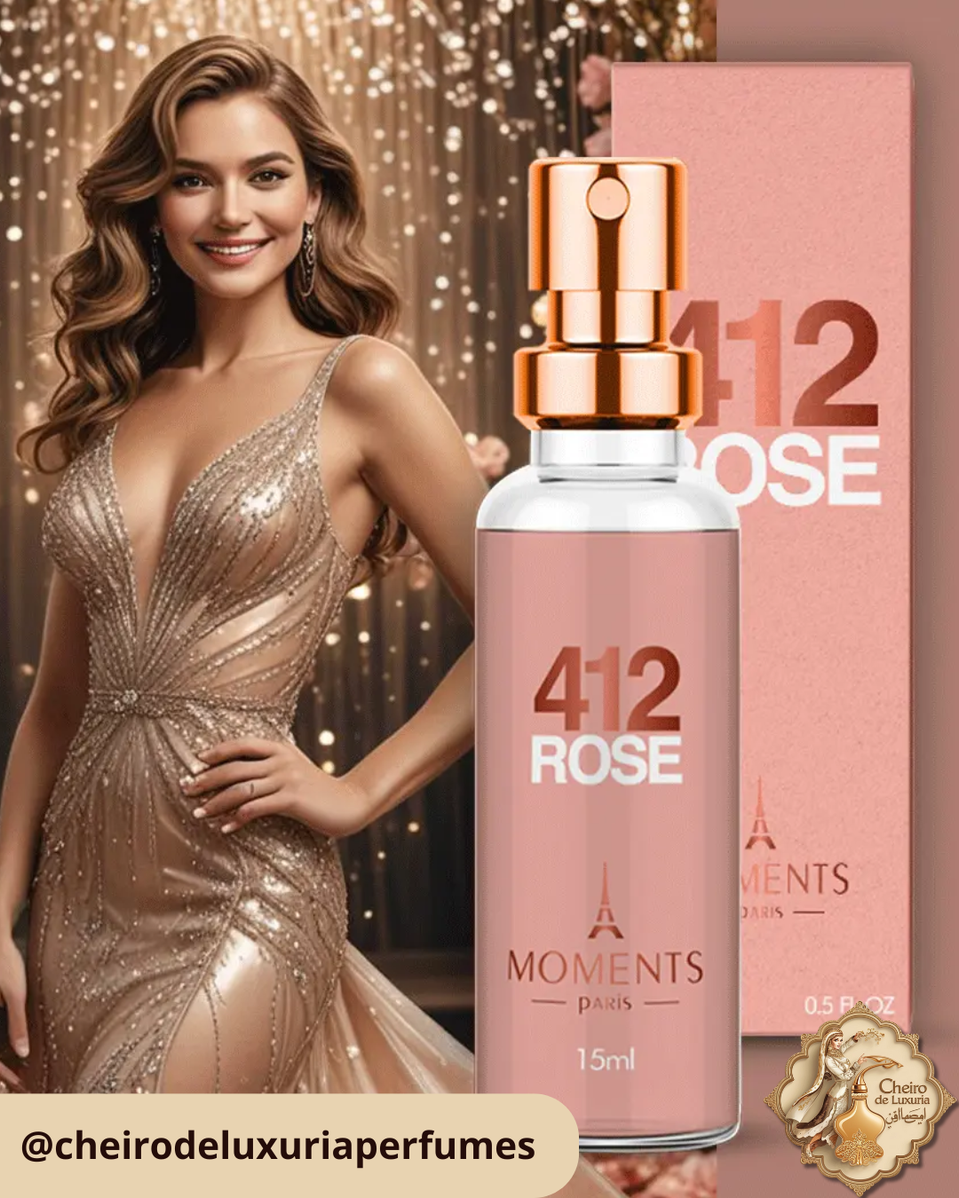 212 Rose – Perfume Inspirado no 212 Rose de Paco Rabanne