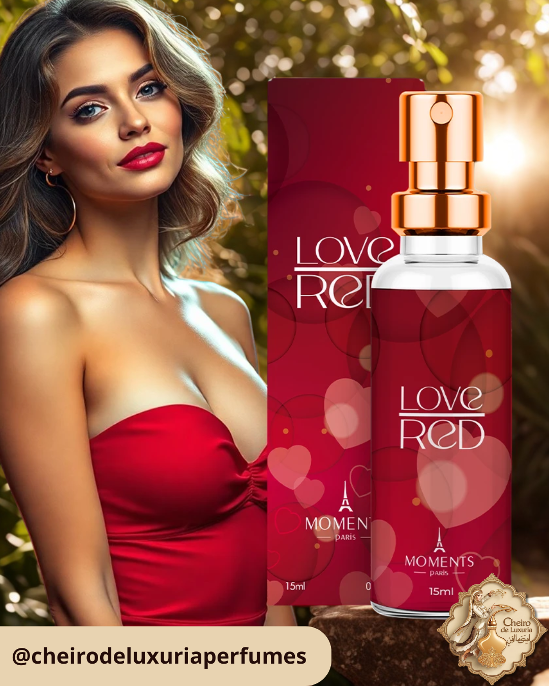 Love Red 15ml – Perfume Feminino Inspirado no Amor Amor Cacharel