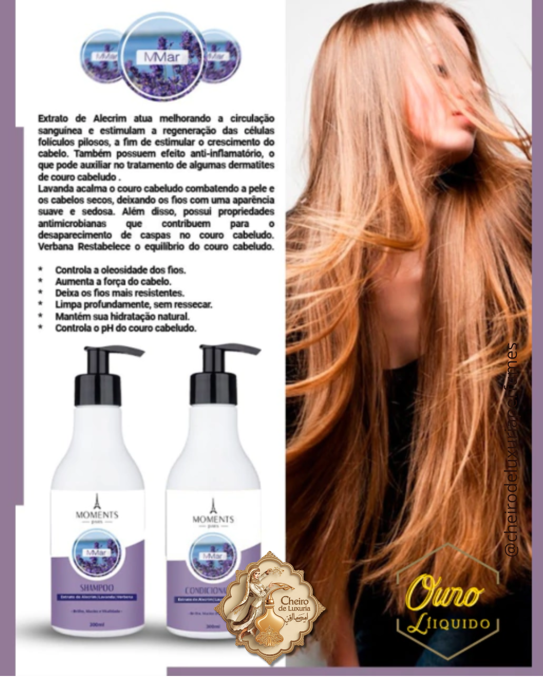 Kit Mar Capilar shampoo + condicionador - Moments Paris