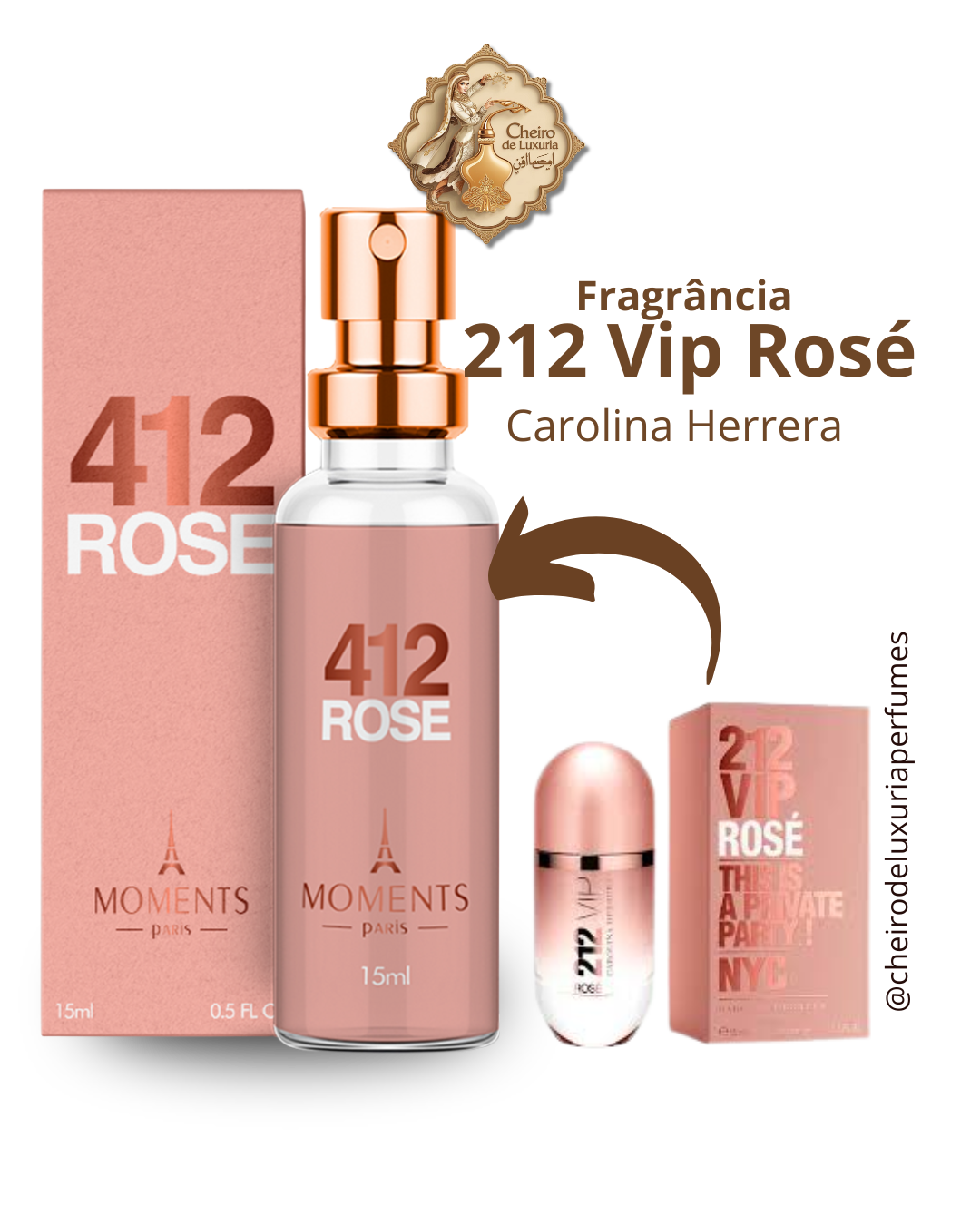 212 Rose – Perfume Inspirado no 212 Rose de Paco Rabanne