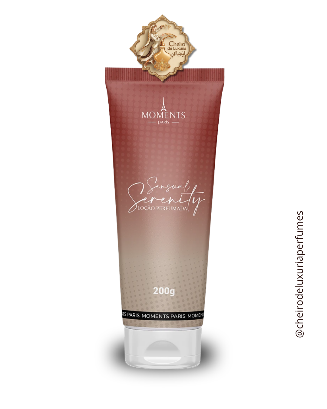Emulsão Hidratante Sensual Serenity – 200g – Moments Paris