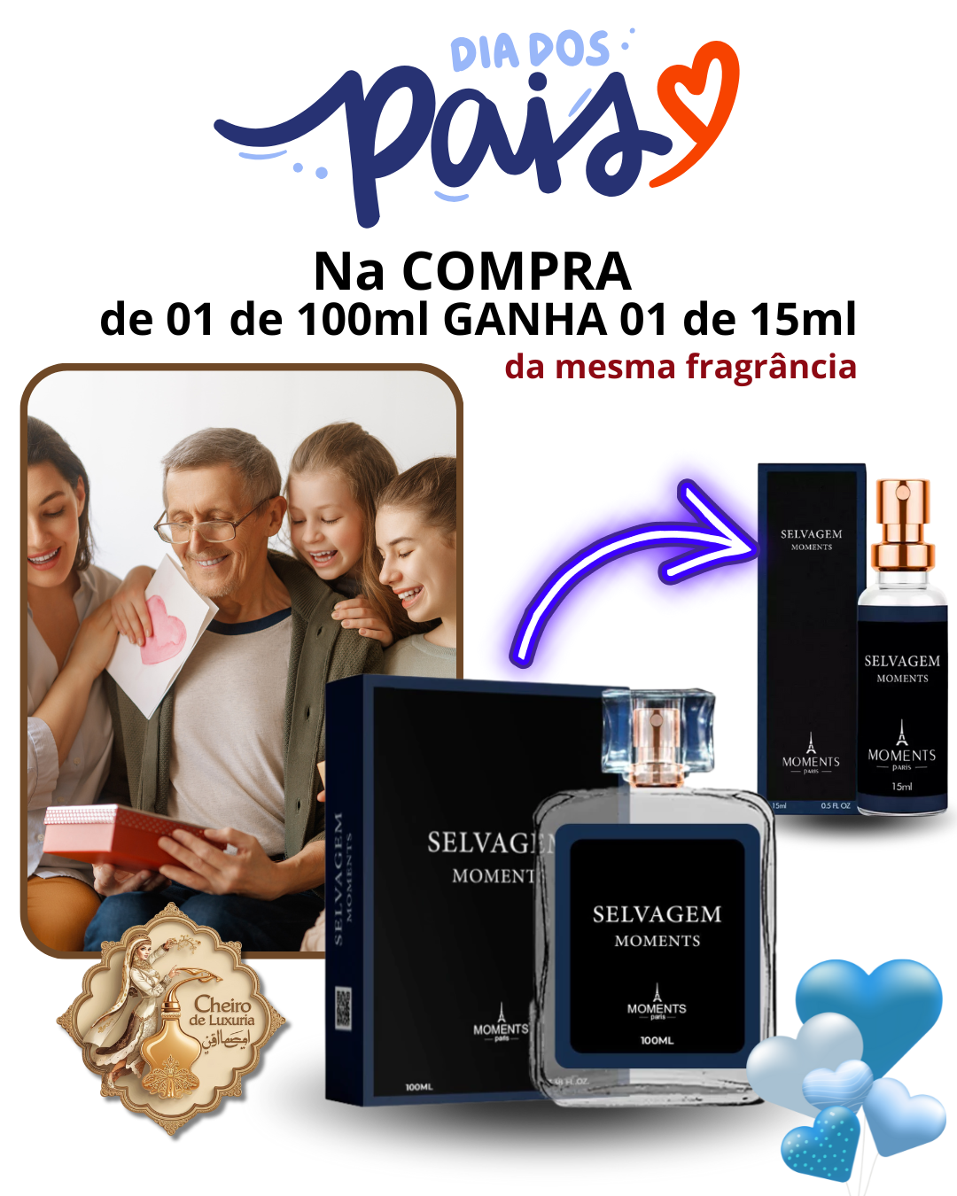 Selvagem – Perfume Masculino Inspirado no Sauvage de Dior