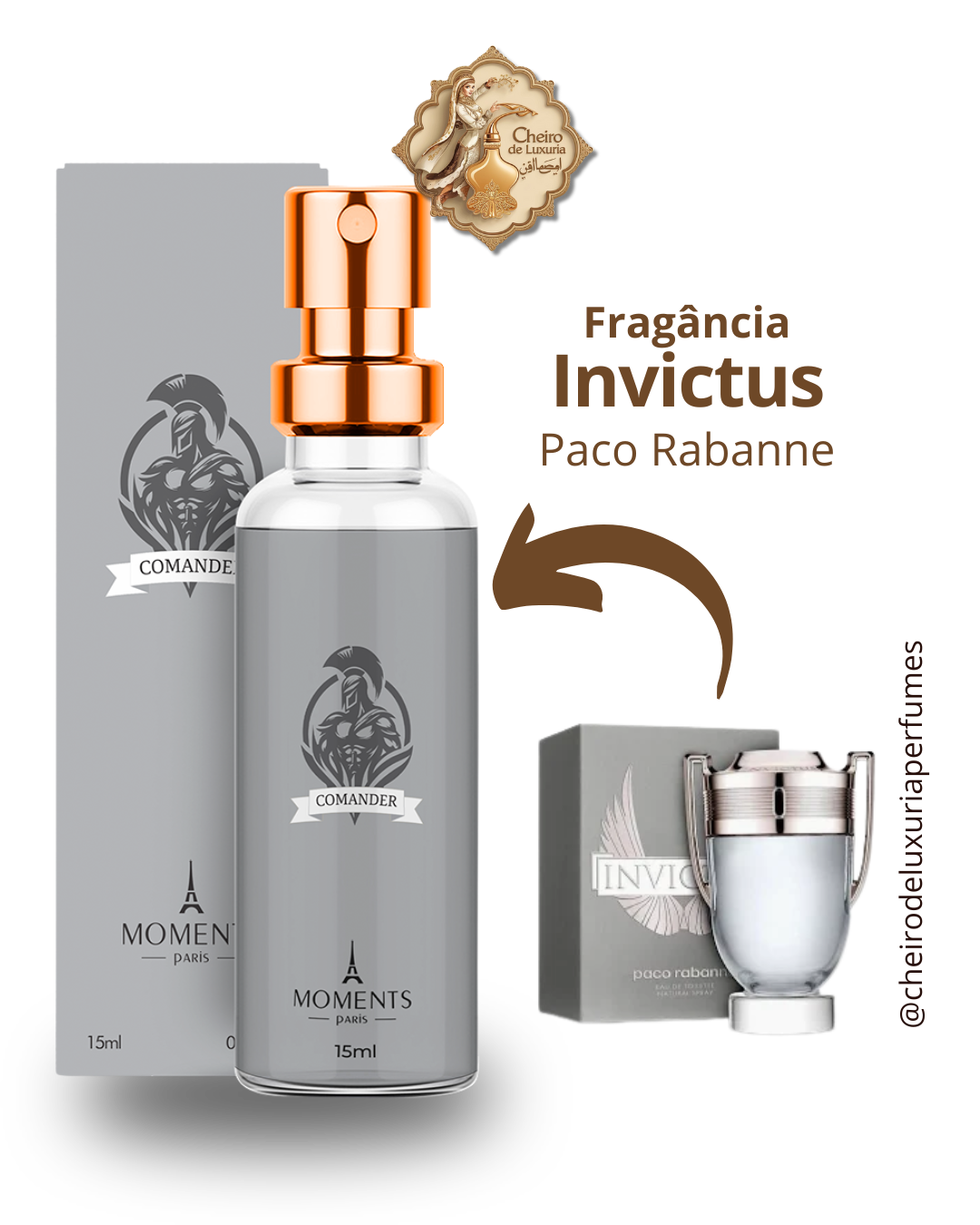 Comander – Perfume Masculino Inspirado no Invictus de Paco Rabanne