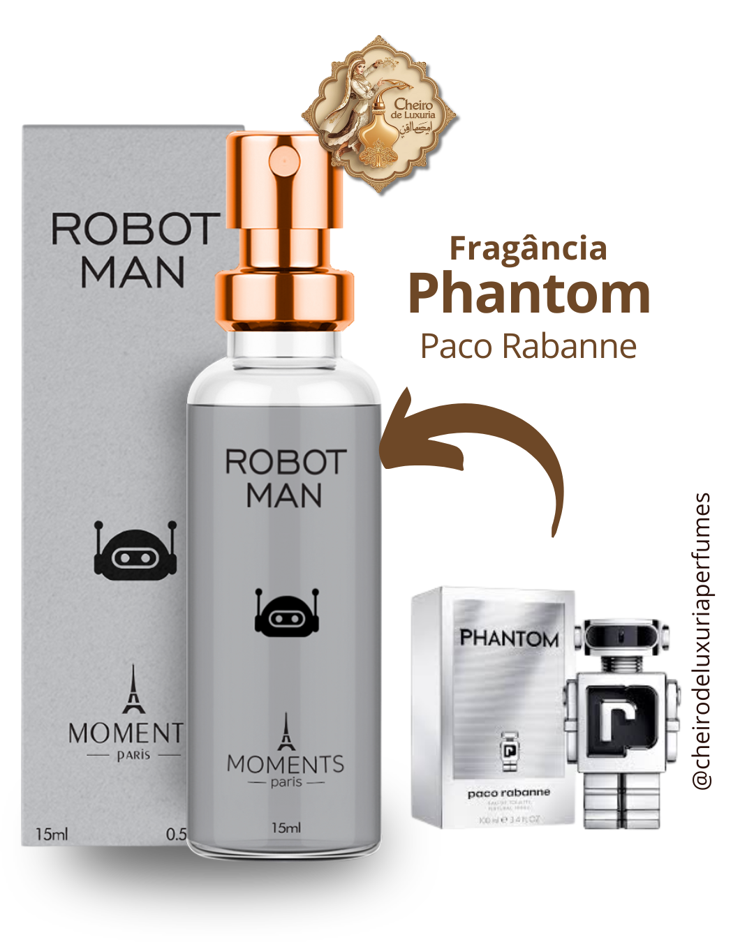 Robot Man – Perfume Masculino Inspirado no Phantom de Paco Rabanne