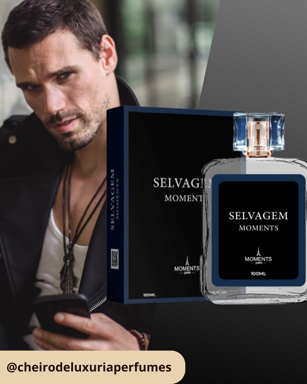 Selvagem 100ml – Perfume Masculino Inspirado no Sauvage de Dior