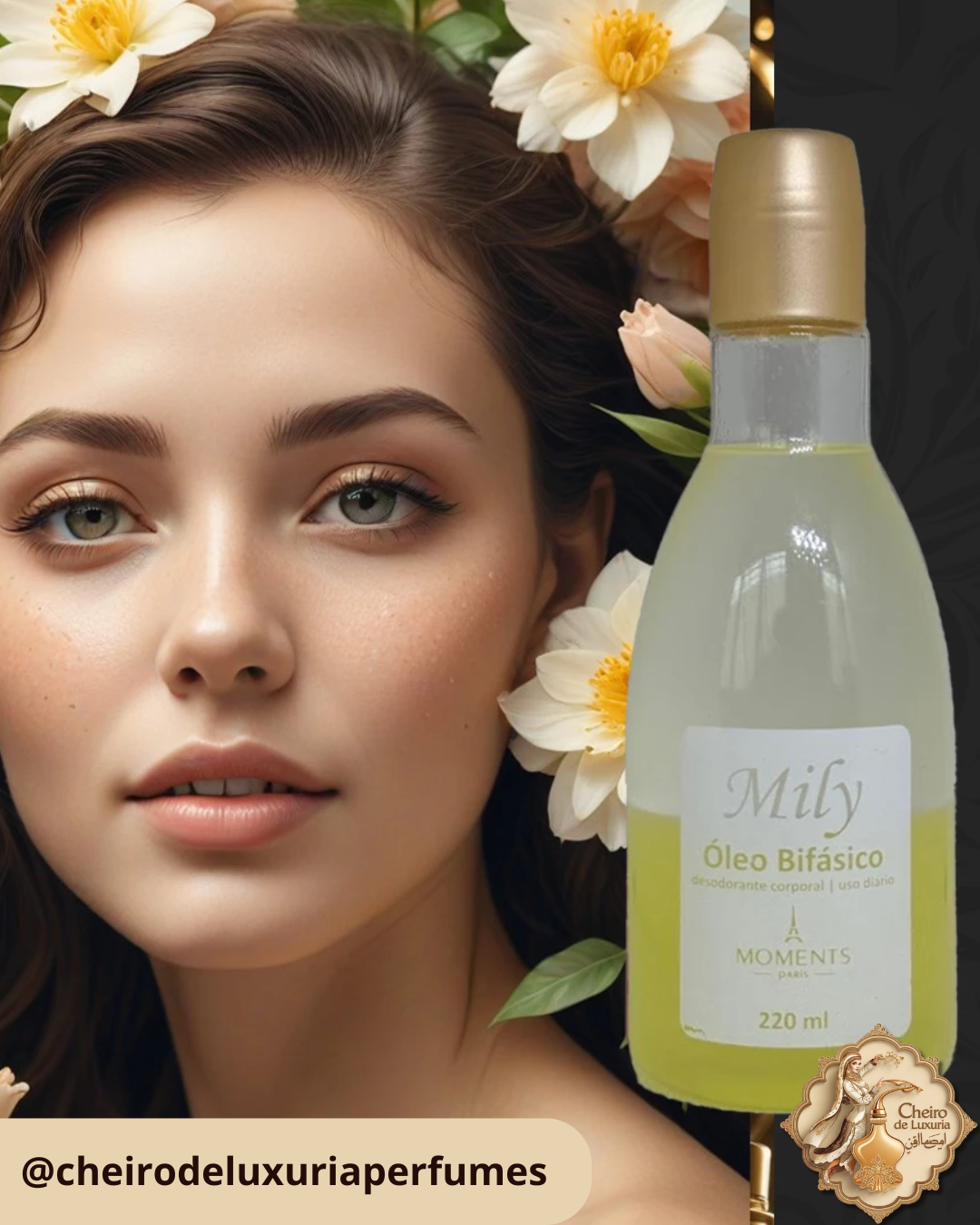 Óleo Bifásico Mily – 200ml – Moments Paris