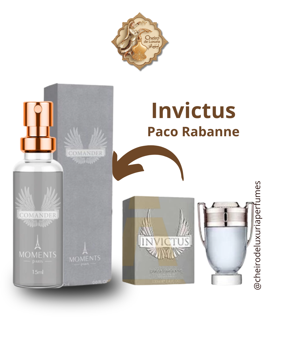 Comander – Perfume Masculino Inspirado no Invictus de Paco Rabanne