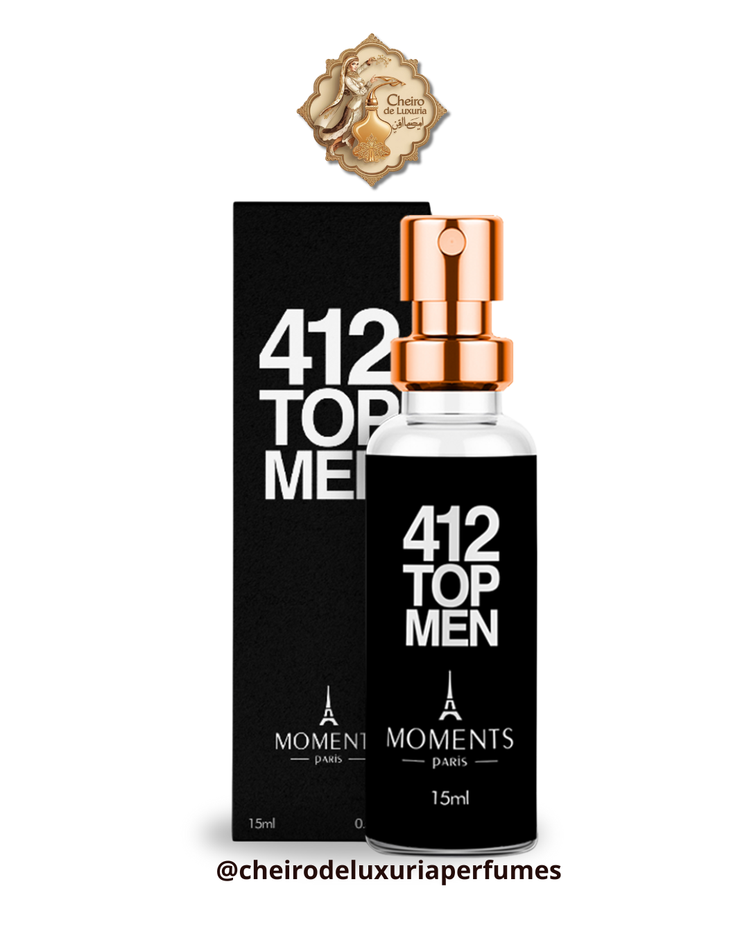 412 Top Men – Perfume Masculino Inspirado no 212 VIP Men