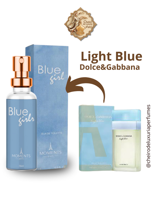 Blue Girl 15ml – Perfume Feminino Inspirado no Light Blue Dolce & Gabbana