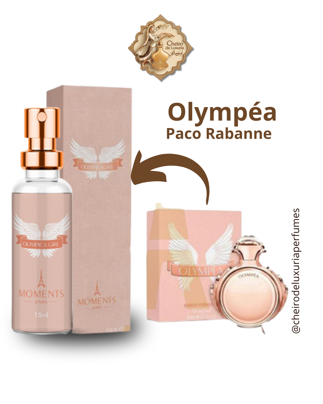 Olimpica – Perfume Feminino Inspirado no Olympea de Paco Rabanne