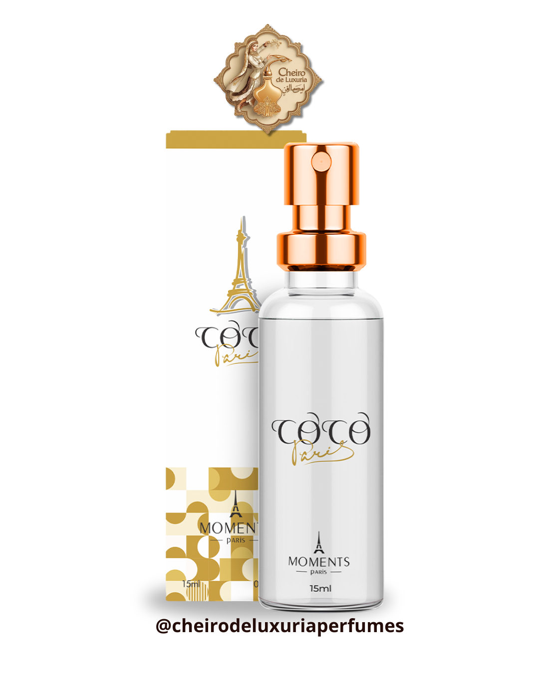 Coco Paris 15ml – Perfume Feminino Inspirado no Coco Mademoiselle de Chanel