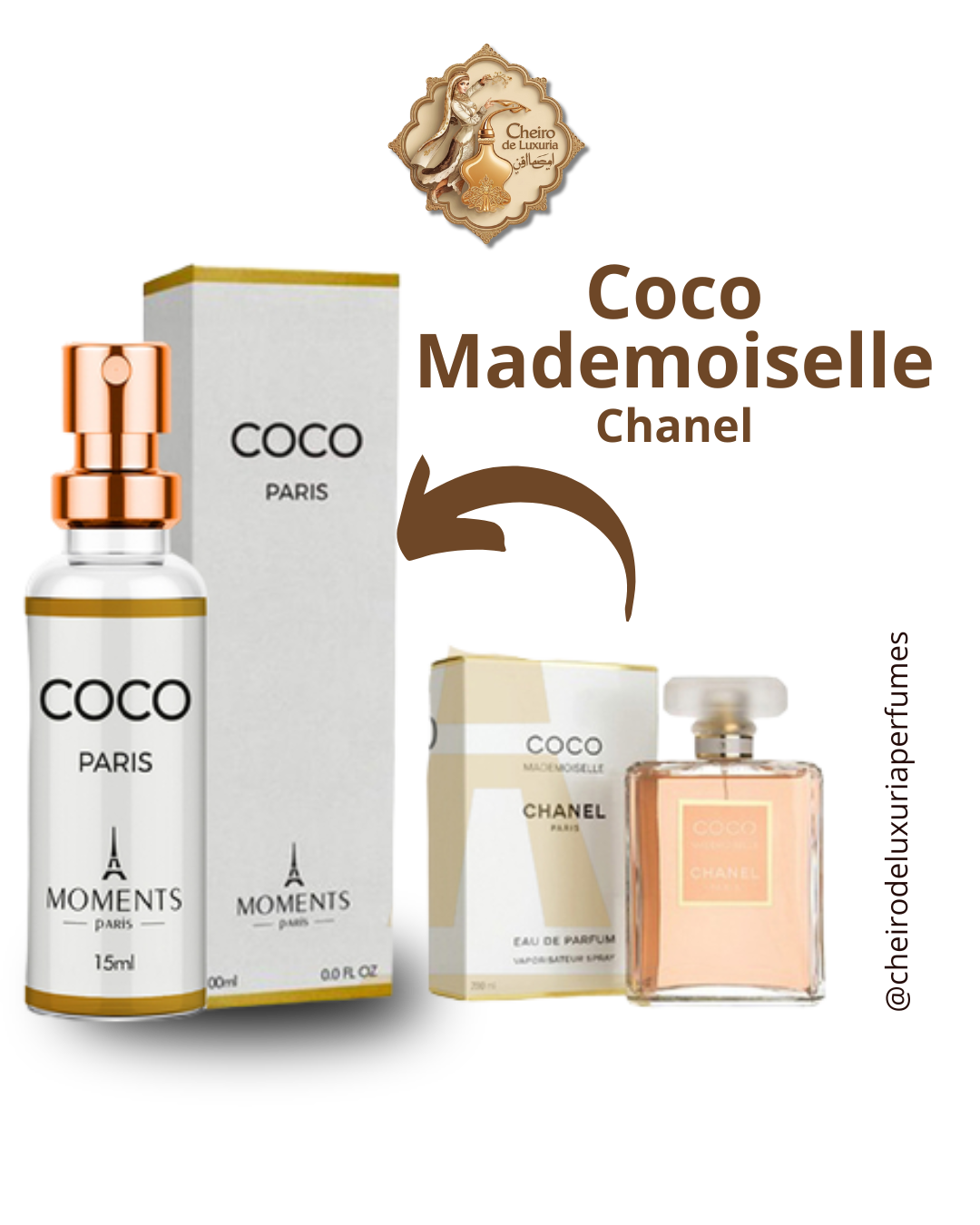Coco Paris 15ml – Perfume Feminino Inspirado no Coco Mademoiselle de Chanel