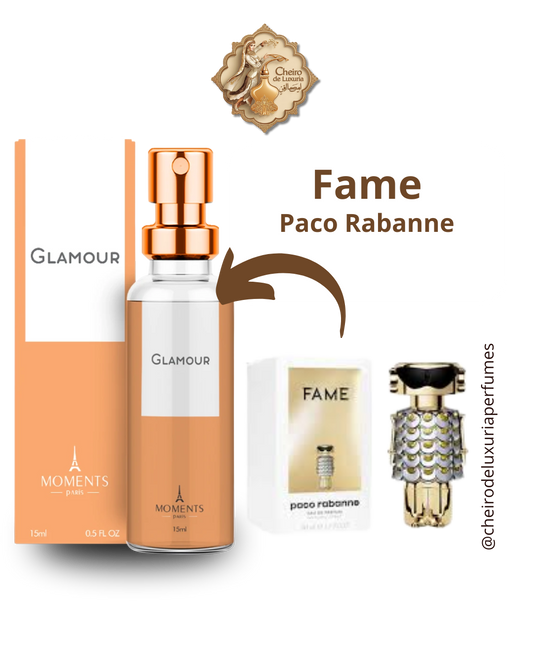 Glamour 15ml – Perfume Feminino Inspirado no Fame Paco Rabanne