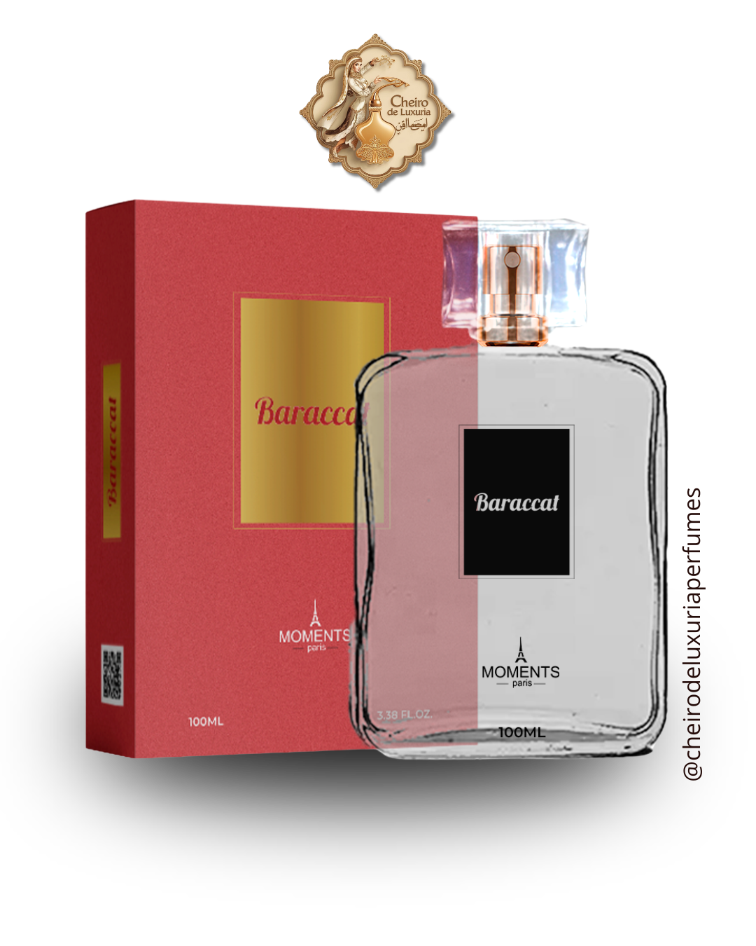 Baccarat Rouge 540 100ML – Perfume Unissex Baraccat da Moments Paris