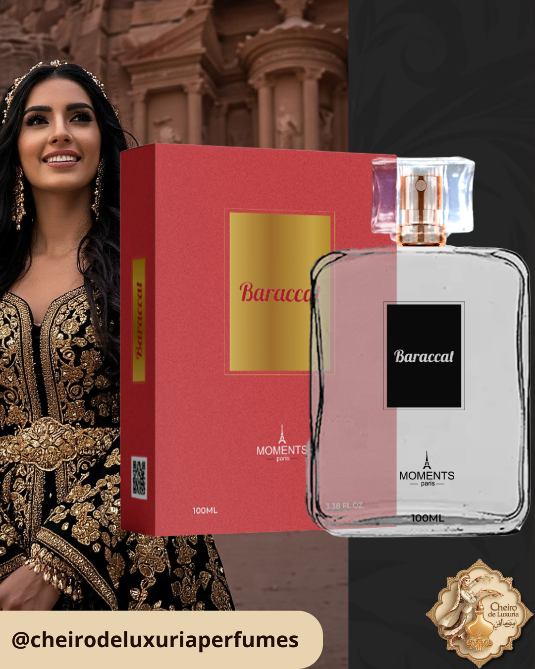 Baccarat Rouge 540 100ML – Perfume Unissex Baraccat da Moments Paris