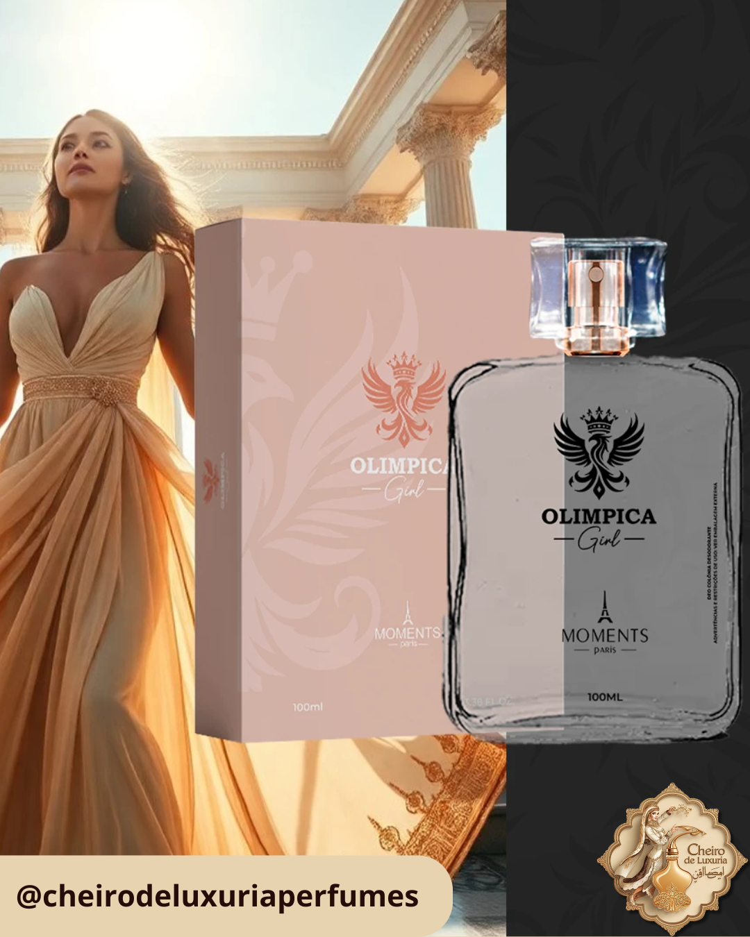 Olimpica Girl 100ml – Perfume Feminino Inspirado no Olympéa Paco Rabanne