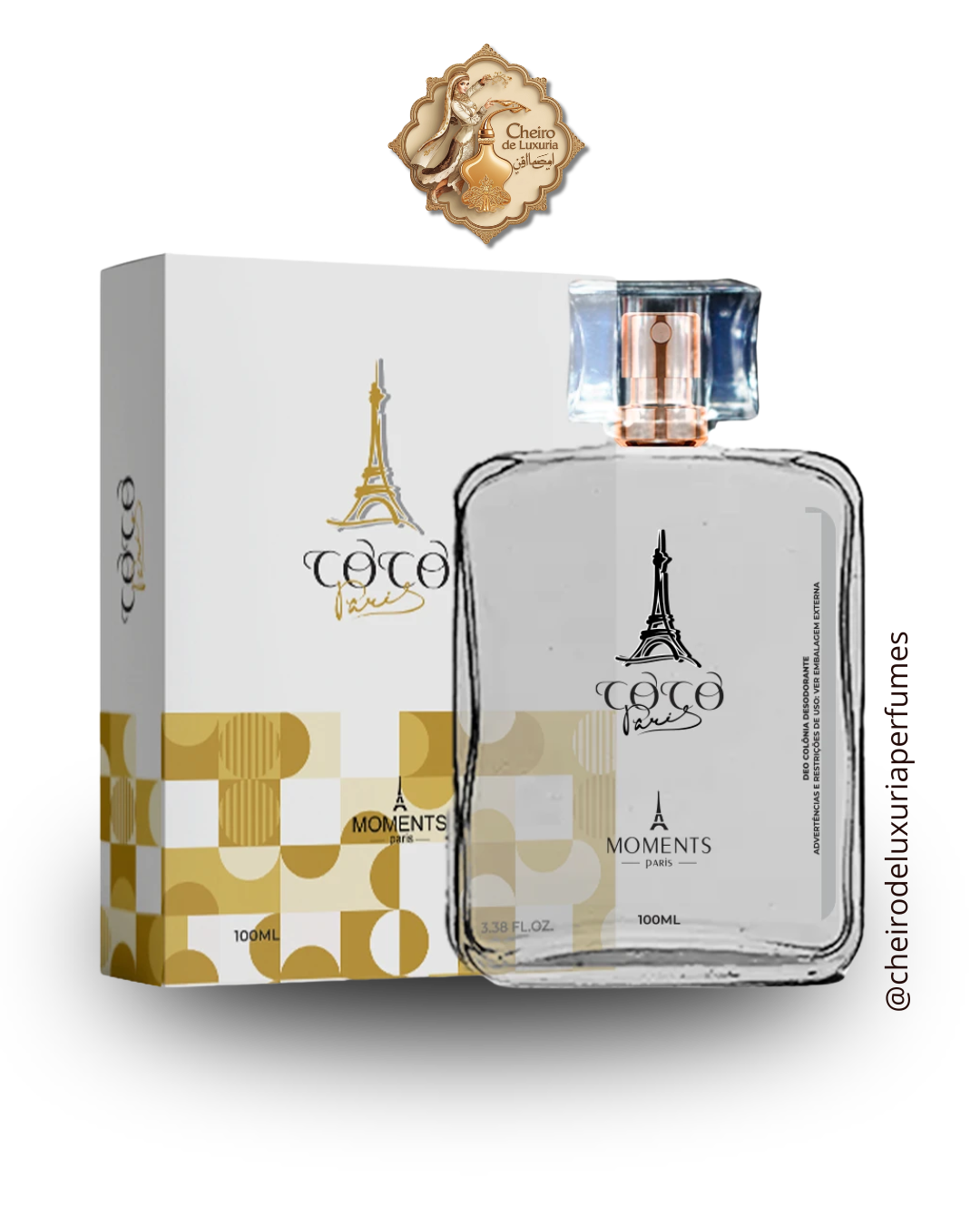 Coco Paris 100ml – Perfume Feminino Inspirado no Coco Mademoiselle Chanel
