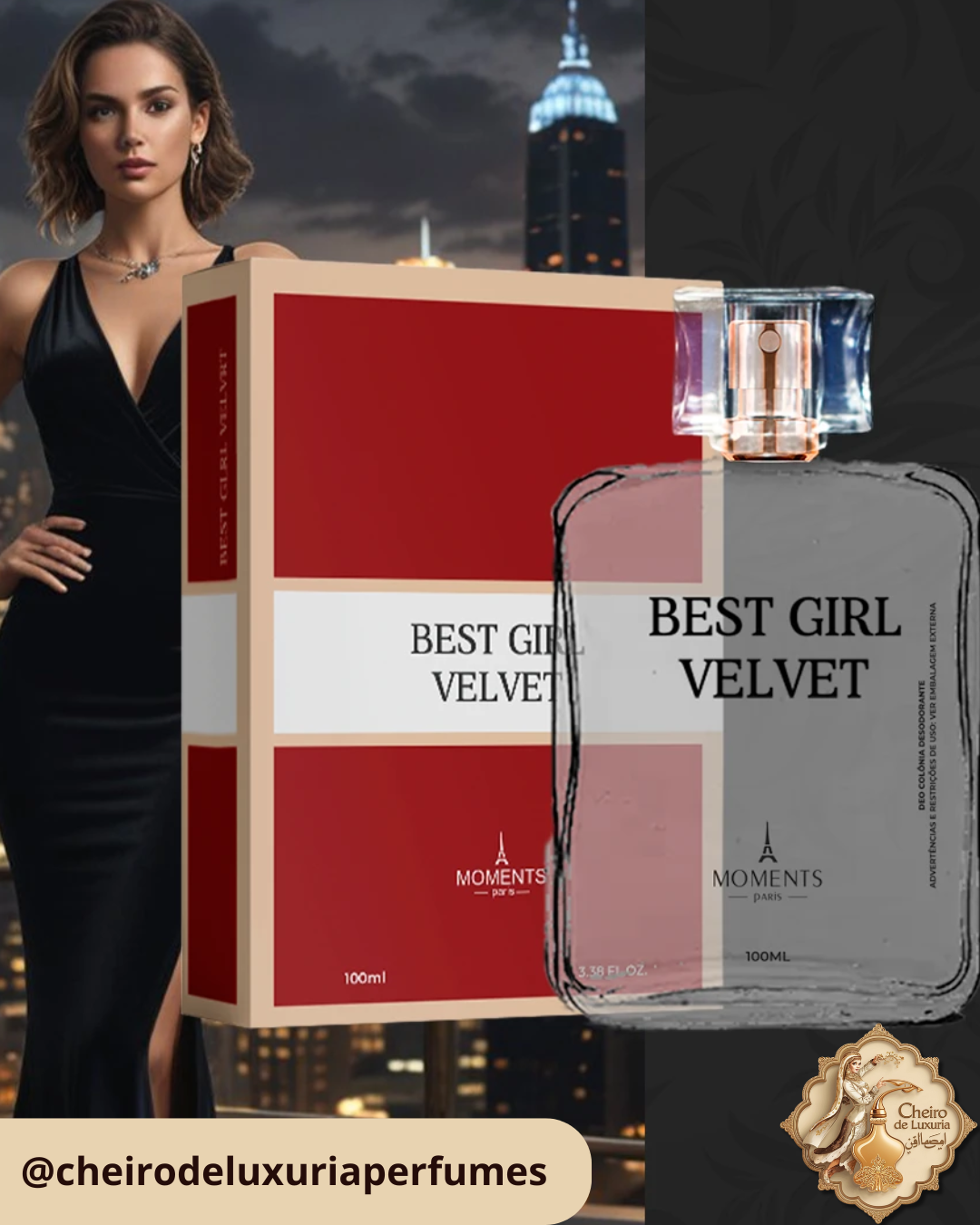 Good Girl Velvet 100ml – Perfume Feminino Inspirado no Good Girl Carolina Herrera