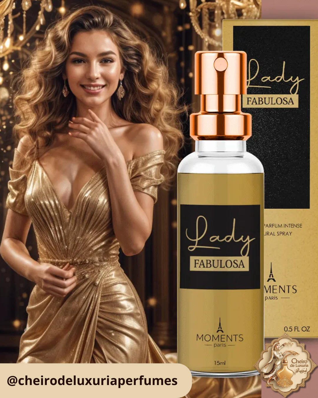 Lady Fabulosa – Perfume Feminino Inspirado no Lady Million – Paco Rabanne