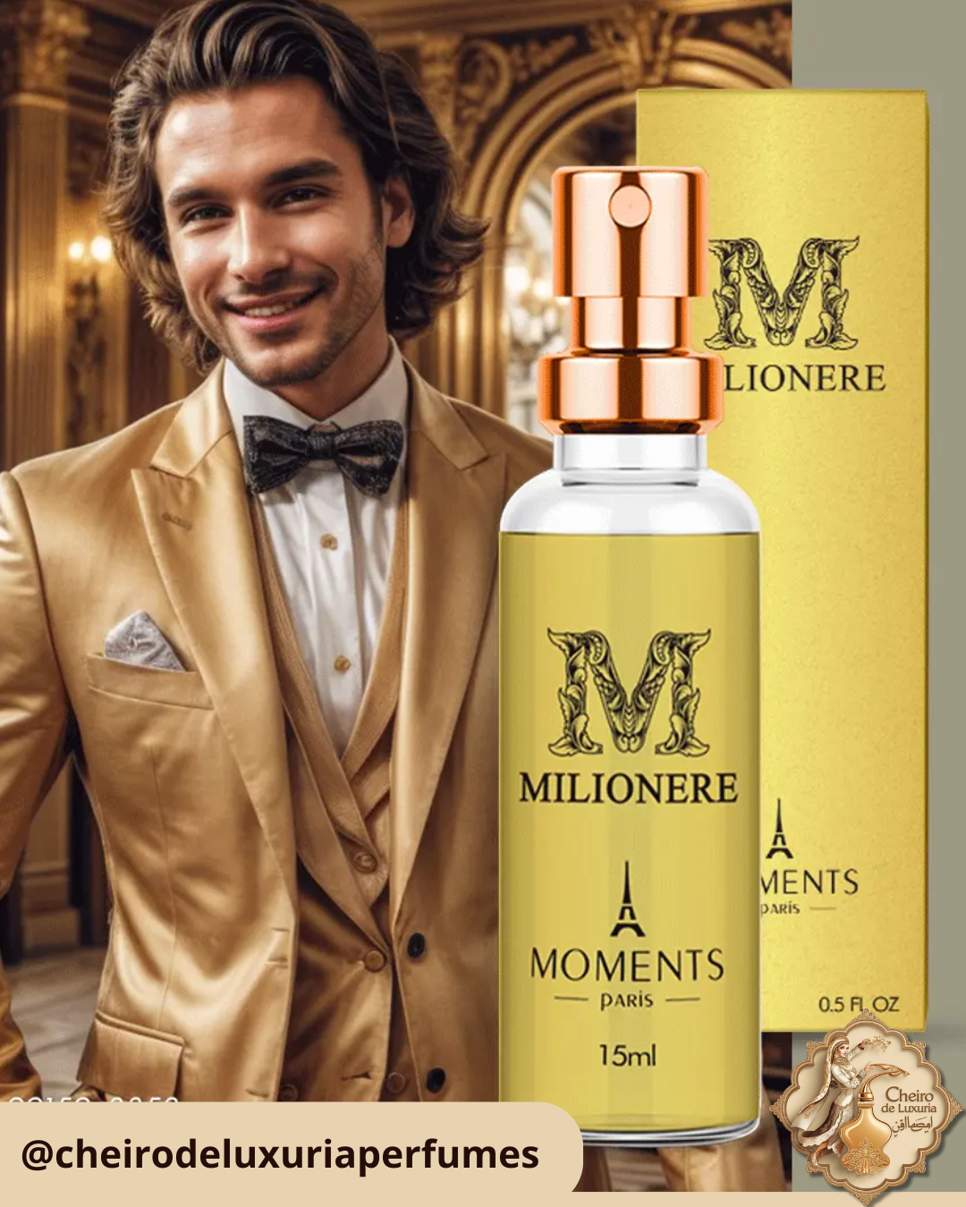 Milionere – Perfume Masculino Inspirado no One Million de Paco Rabanne