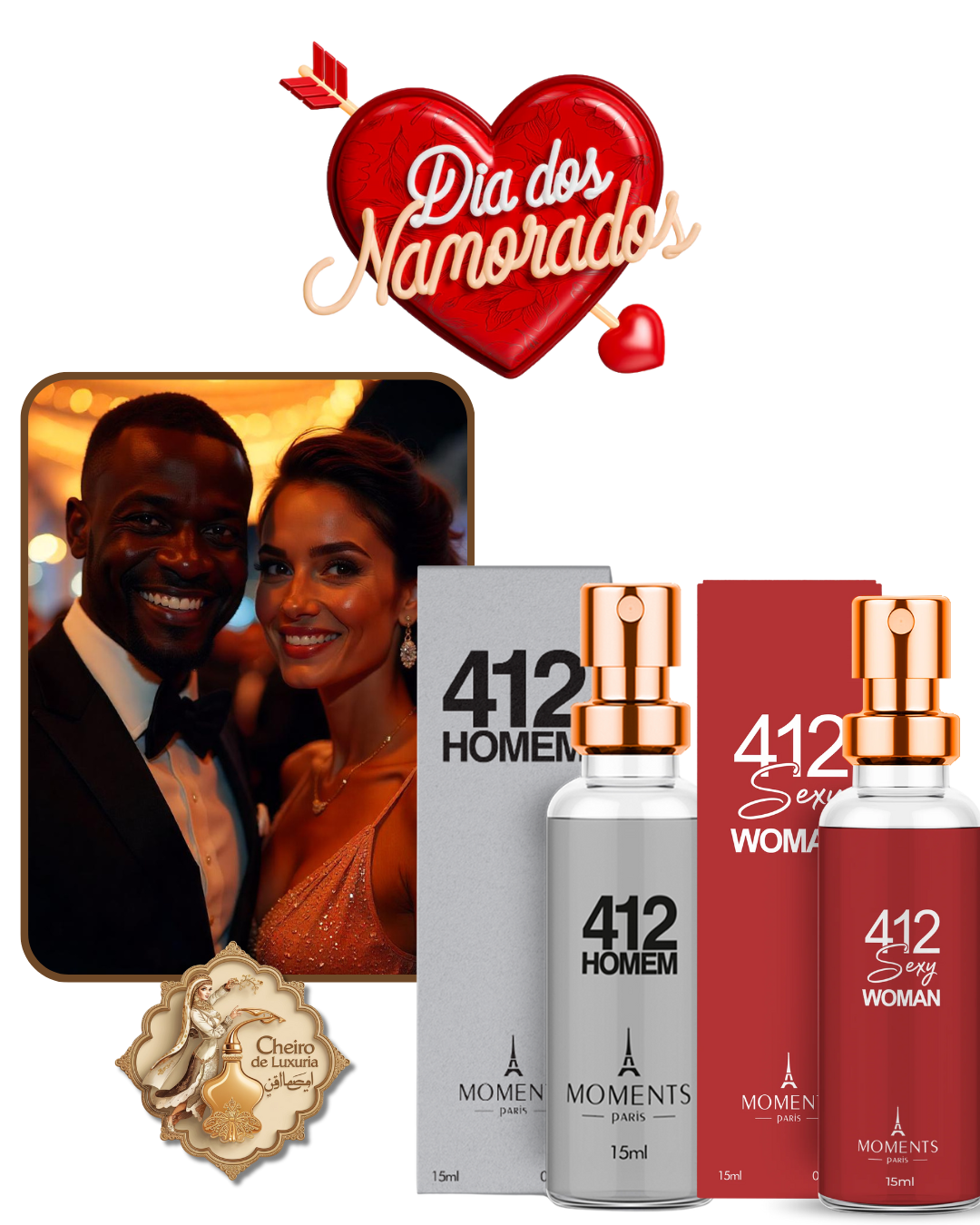 Perfumes 412 Sexy & 412 Homem: A Combinação Perfeita para o Dia dos Namorados