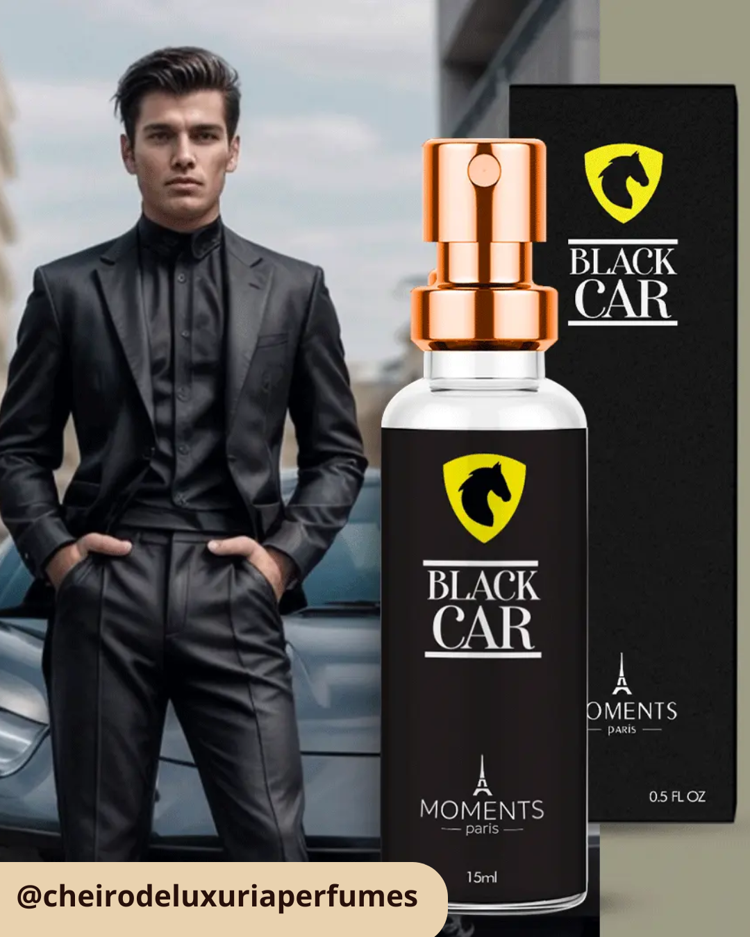 Black Car – Perfume Masculino Inspirado no Ferrari Black