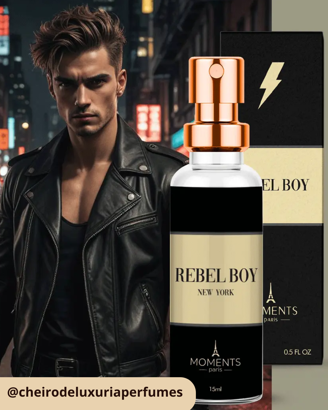 Rebel Boy – Perfume Masculino Inspirado no Bad Boy de Carolina Herrera