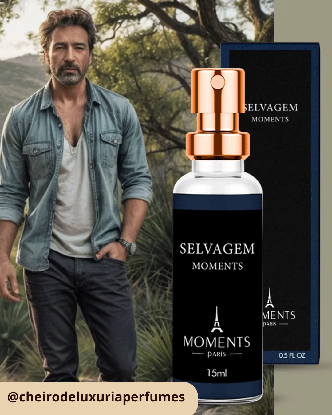 Selvagem – Perfume Masculino Inspirado no Sauvage de Dior
