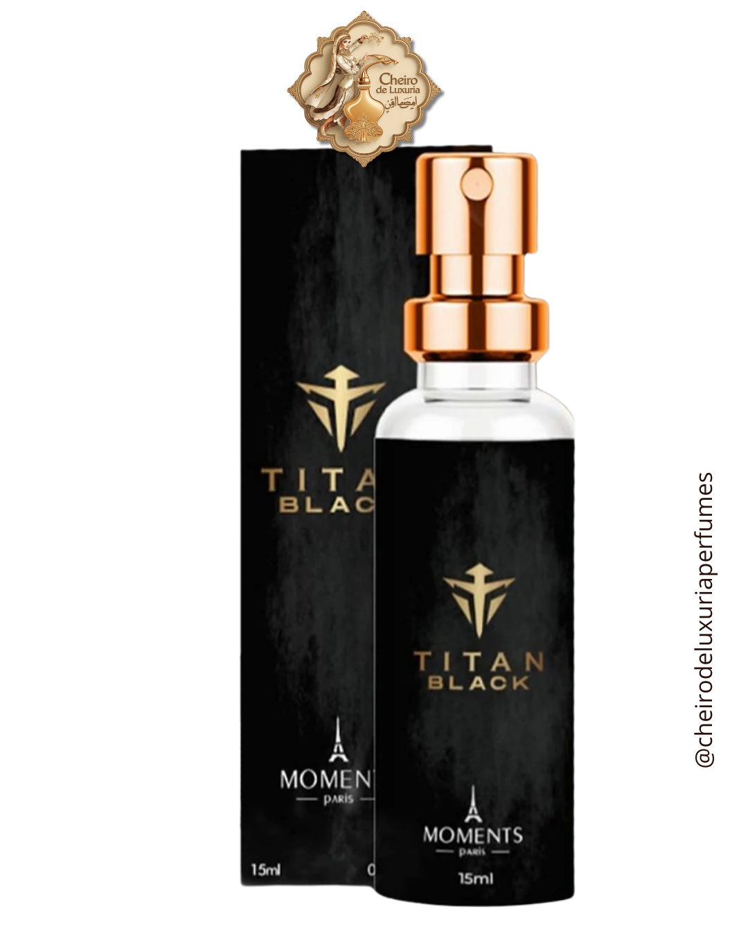 Titan Black 15ml – Perfume Masculino Inspirado no Bvlgari Man in Black