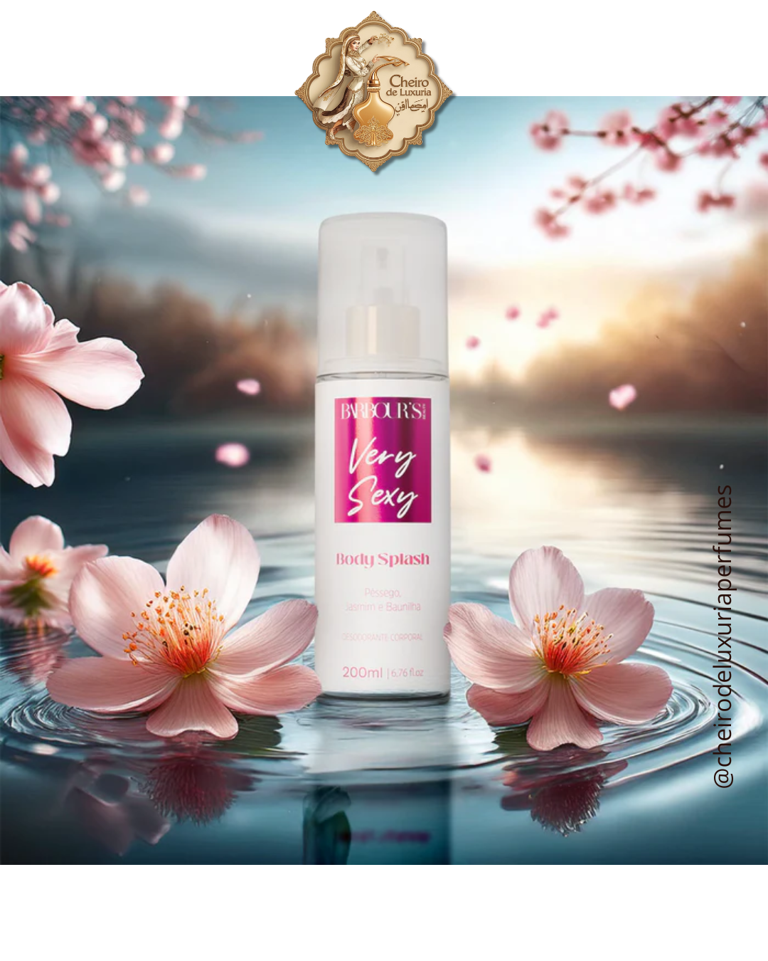 Body Splash Very Sexy Desodorante Colônia 200ml Cheiro inspirado por:  J'adore - Dior