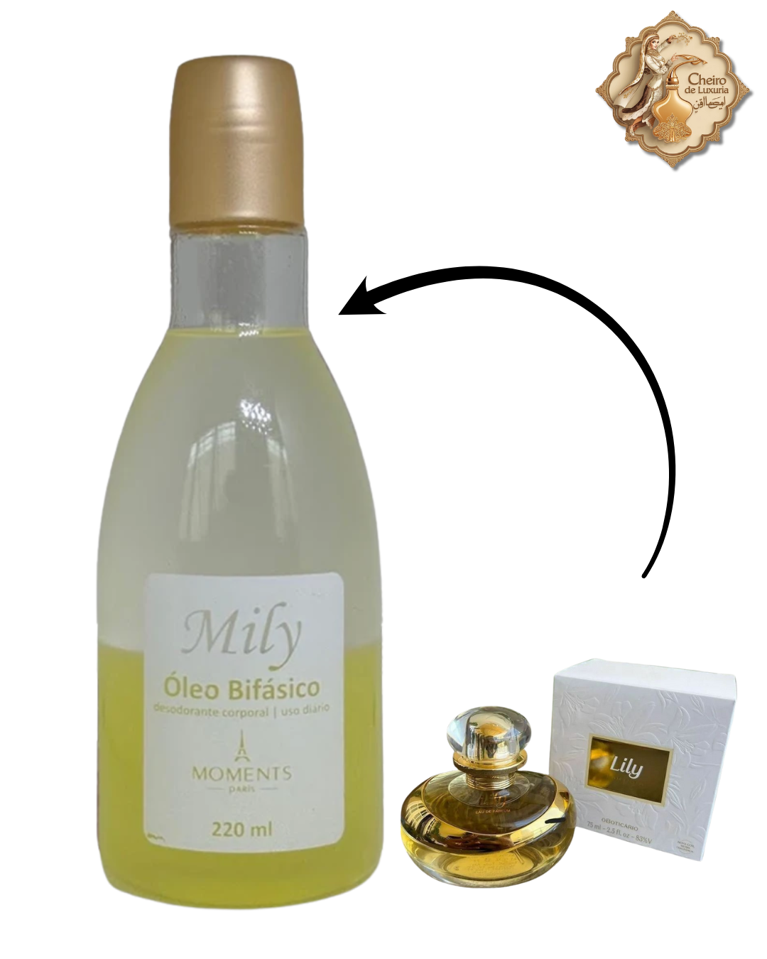 Óleo Bifásico Mily – 200ml – Moments Paris