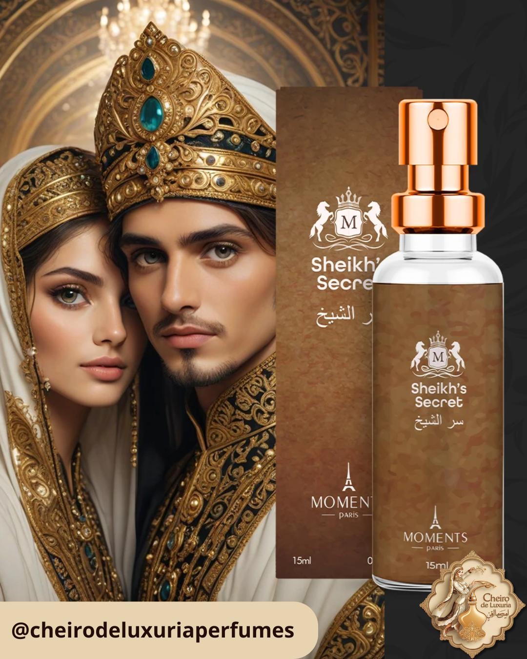Sheikh’s Secret 15ml – Perfume Unissex Inspirado no Alththair Parfums de Marly