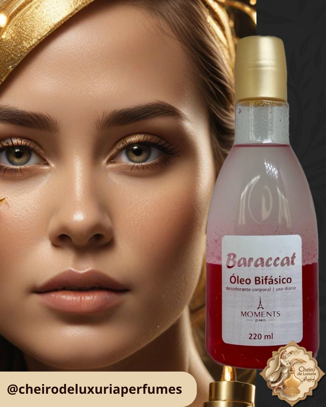 Óleo Bifásico Baraccat – 200ml – Moments Paris