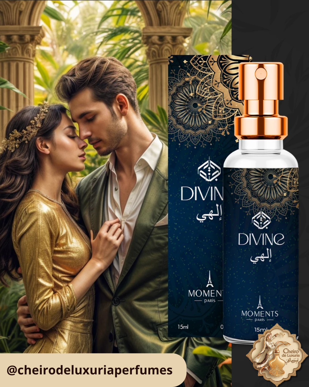 Divine 15ml – Perfume Unissex Inspirado no Xerjoff Erba Pura