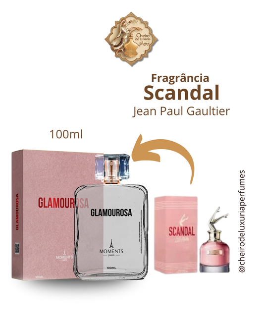 Glamourosa 100ml – Perfume Feminino Inspirado no Scandal Jean Paul Gaultier