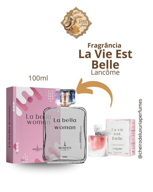 La Bella 100ml – Perfume Feminino Inspirado no La Vie Est Belle Lancôme