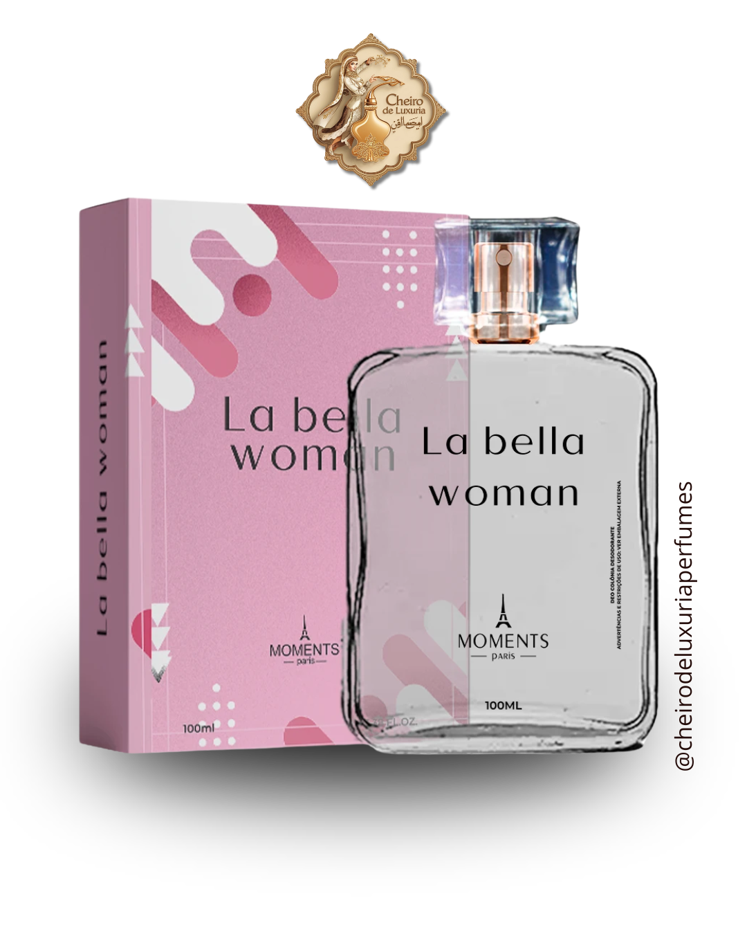 La Bella 100ml – Perfume Feminino Inspirado no La Vie Est Belle Lancôme