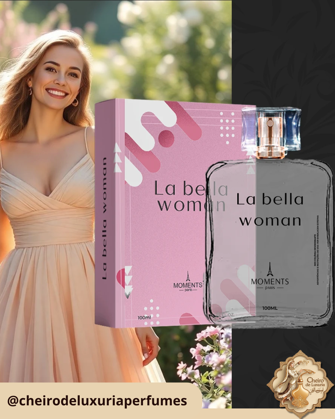 La Bella 100ml – Perfume Feminino Inspirado no La Vie Est Belle Lancôme