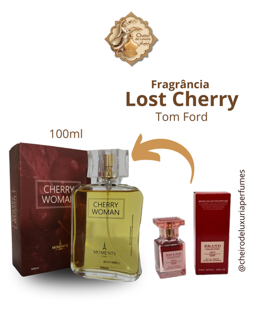 Cherry Woman 100ml – Perfume Feminino Inspirado no Lost Cherry Tom Ford