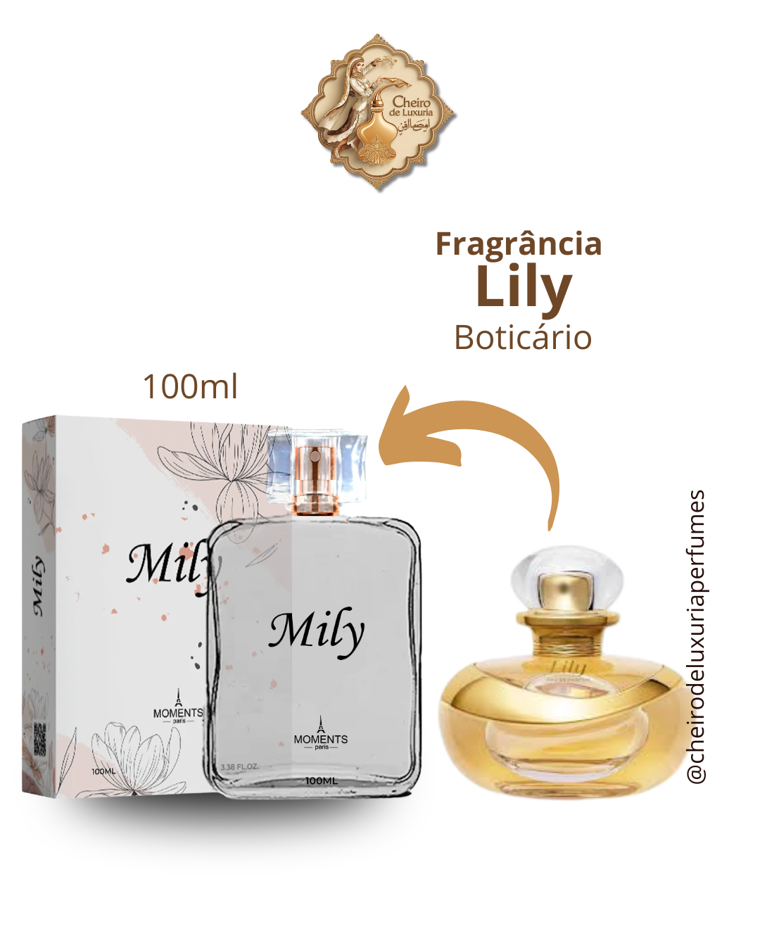 Lily 100ml – Perfume Feminino Inspirado no Lily O Boticário