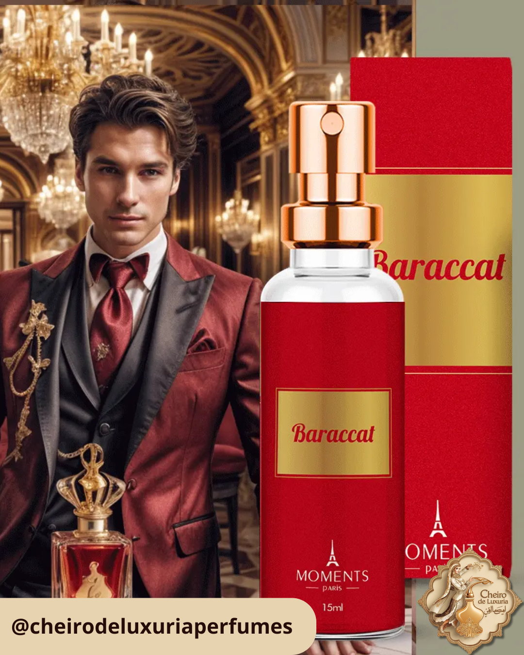 Baccarat – Perfume Unissex Inspirado no Baccarat Rouge 540