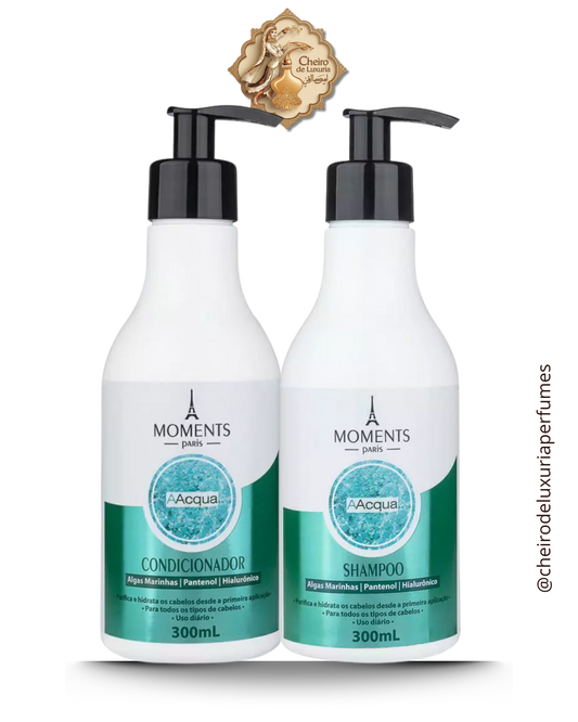 Kit Acqua Capilar shampoo + condicionador - Moments Paris