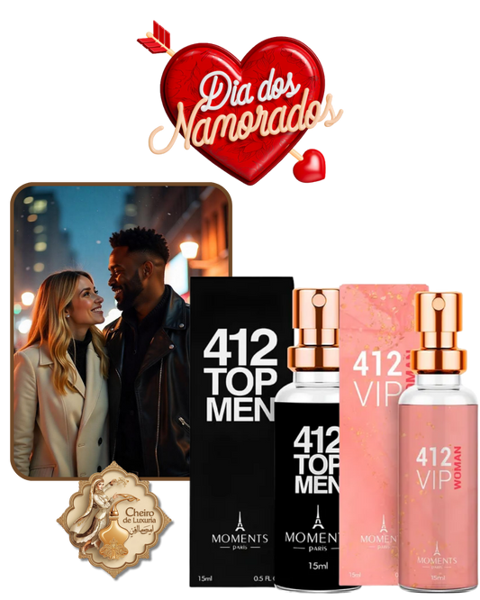 Perfumes 412 VIP & 412 Top Men: A Combinação Perfeita para o Dia dos Namorados