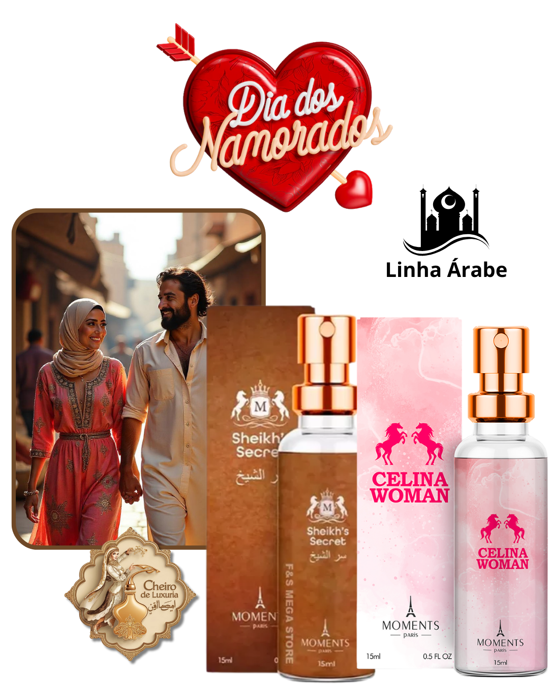 Celina Woman & Sheik's Secret: A Combinação Perfeita para o Dia dos Namorados