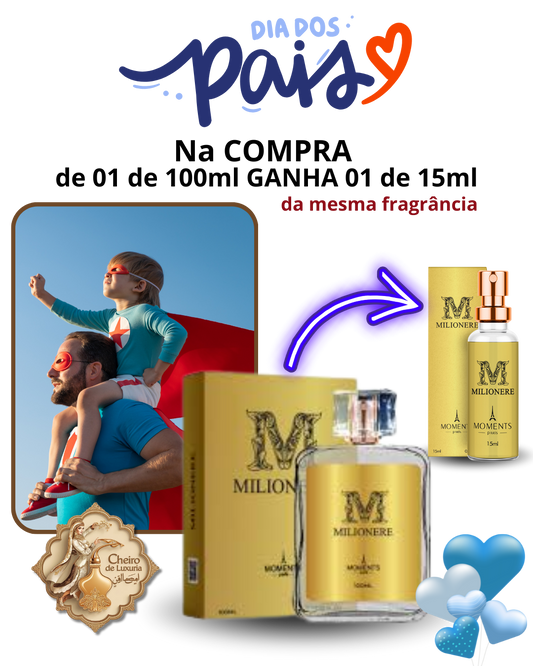 Milionere  – Perfume Masculino Inspirado no One Million de Paco Rabanne