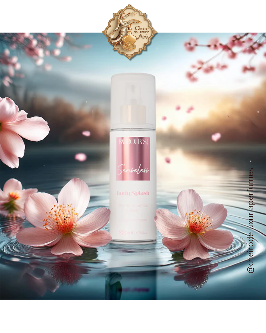 Body Splash Senseless Desodorante Colônia 200ml Cheiro inspirado por:  Paradoxe - Prada