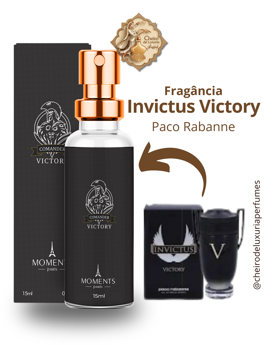 Comander Victory – Perfume Masculino Inspirado no Invictus Victory de Paco Rabanne