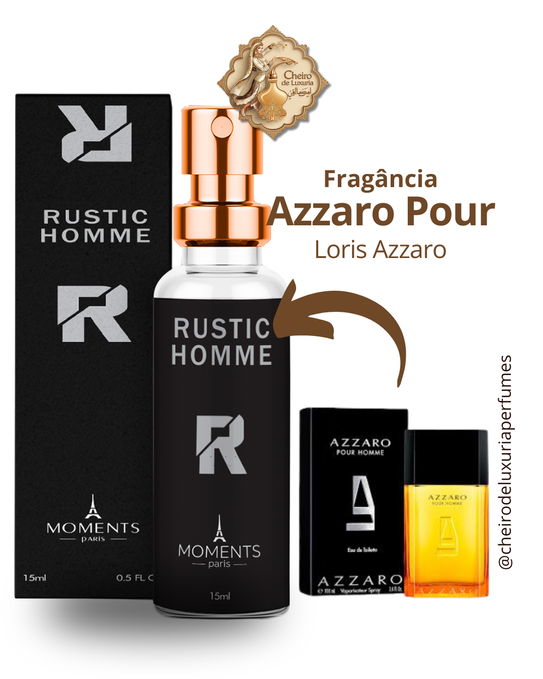 Rustic Homme – Perfume Masculino Inspirado no Azzaro de Loris Azzaro