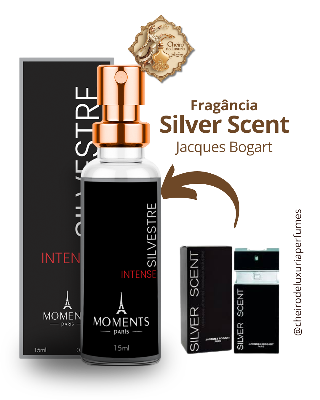 Silvestre – Perfume Masculino Inspirado no Silver Scent de Jacques Bogart